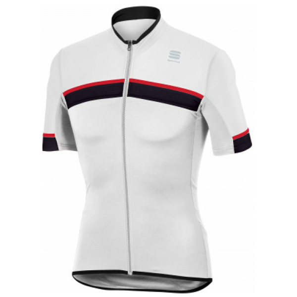 Sportful SF Pista LS Jersey-White/Red-3XL