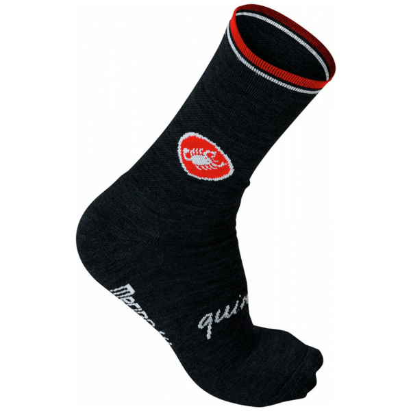 Castelli CA Quindici Soft Sock-Black CA-S=M
