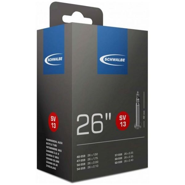 Schwalbe BIB SV13 26X1.50/26X2.50 40-559/62-559 Zwart