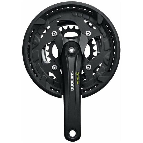 Shimano Crankstel Alivio T4010 9-Sp Zw ZWART