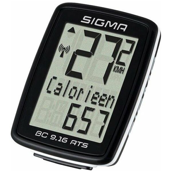 Sigma Fietscomputer Topline Bc9.16 Ats Draadloos Zwart