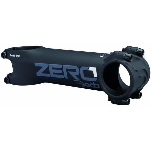 Deda Zero1 stem/attacco, 130 mm, Black on Black (BOB), Alloy 6061, 82°, MY17