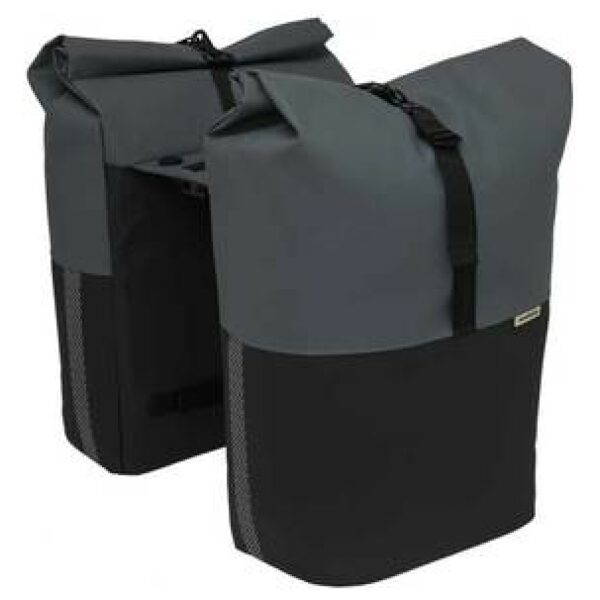New Looxs TAS NYBORG DOUBLE MIK DGRY/ZW Dark Grey/Black - Afbeelding 4