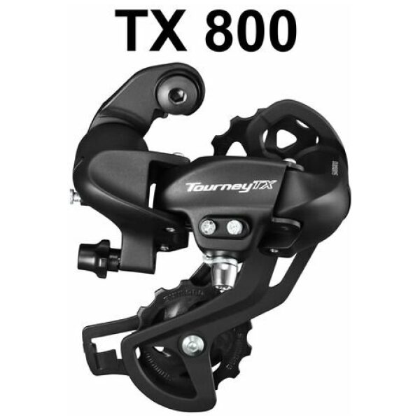 Shimano Achterderailleur Tourney TX80 ZWART
