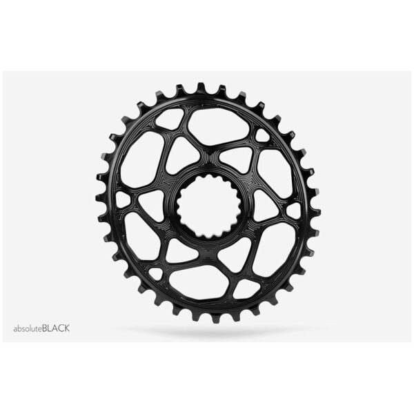 Absolute Black Ab tandwiel 34 dm ovaal cannondale Zwart