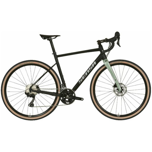 Sensa Romagna Gravel GRX Matt Black + Pearl Olive Green