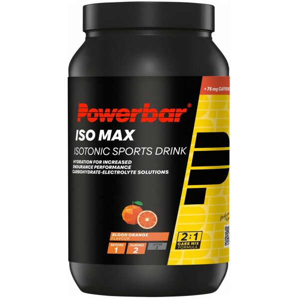 Powerbar IsoMax Drink - Jar 1200 (1 Pot 1200g) - Blood Orange