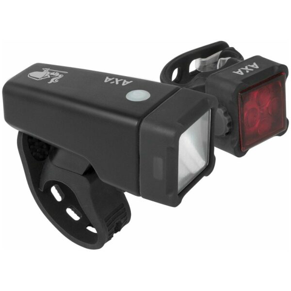 Axa LAMPSET NITELINE T4R USB LED ZW Zwart
