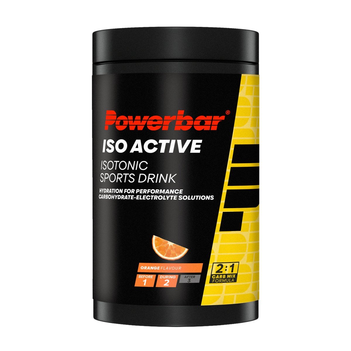 Powerbar IsoActive Drink - Jar 600 (1 pot 600g) - Orange - Afbeelding 2