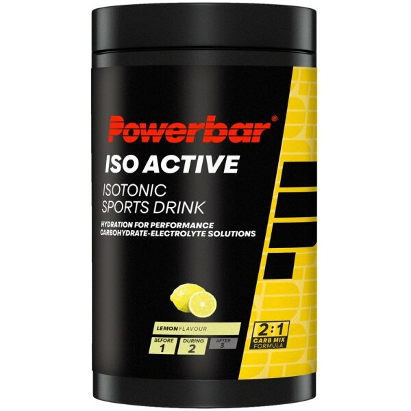 Powerbar IsoActive Drink - Jar 600 (1 pot 600g) - Lemon