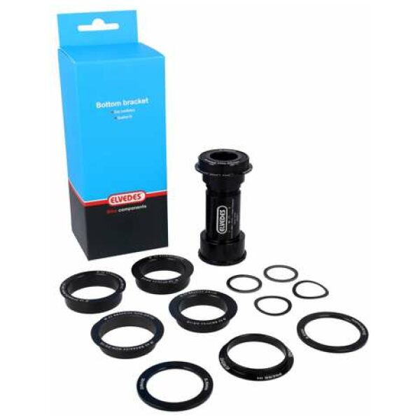 Elvedes Trapas Twist-fit Bb30-24 Weg-mtb 073 Zwart