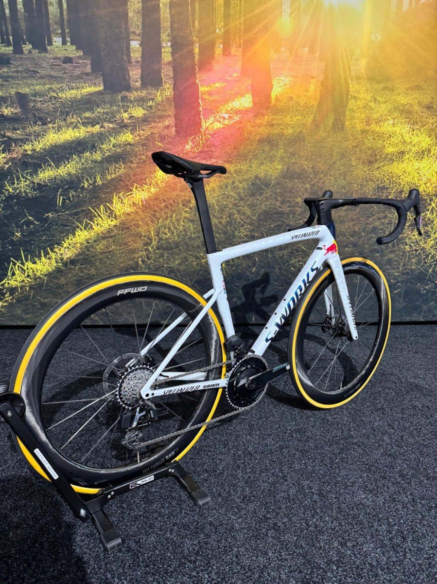 Specialized Tarmac SL8 Team replica Redbull Rb Bora White - Afbeelding 9